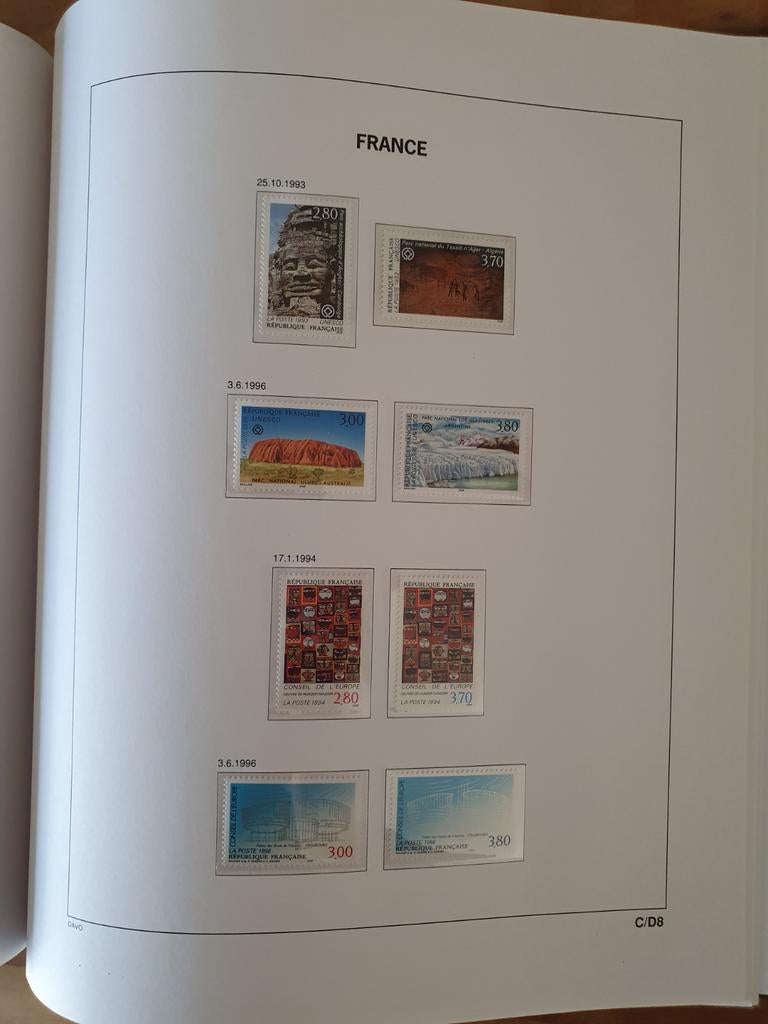 FRANKRIJK 1994-1999 postfris COMPLEET in DAVO LUXE DEEL 3, Verzenden, Buitenland