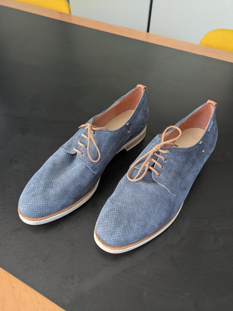 Mephisto schoenen, Blauw, Ophalen of Verzenden, Zo goed als nieuw, Veterschoenen