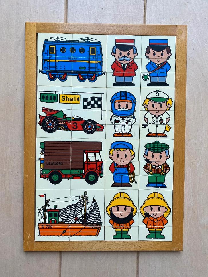 Rolf puzzel, Kinderen en Baby's, Speelgoed | Houten speelgoed, Gebruikt, Ophalen of Verzenden