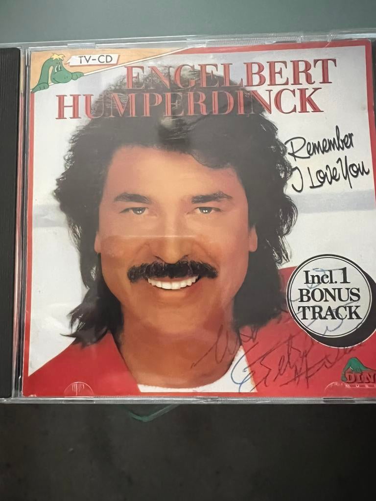 gesigneerde cd van Engelbert Humperdick, Ophalen of Verzenden, Zo goed als nieuw