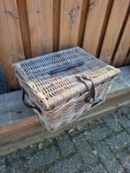 Rotan fietsmand met deksel, Fietsen en Brommers, Fietsaccessoires | Fietsmanden, Ophalen, Zo goed als nieuw, Fietsmand, Wicxced