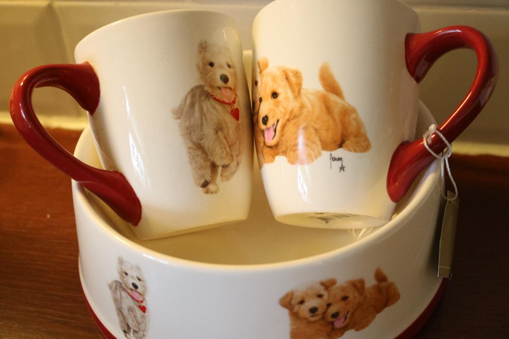 Jet by ter Steege bekers hondenmotief 0,30l / voerbakjes, Overige typen, Nieuw, Ophalen of Verzenden, Overige stijlen