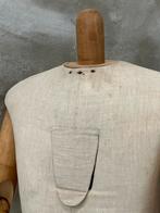 Zeldzame oude toonbank paspop, hout gips linnen, Ophalen