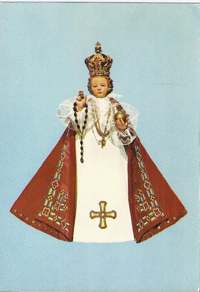 Ongelopen ansichtkaart religie kindje jezus tongeren ( 5124, Ophalen of Verzenden, 1960 tot 1980, Ongelopen