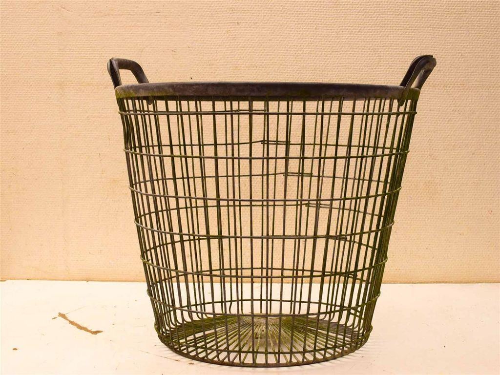 Vintage metalen aardappelmand 51363, Ophalen of Verzenden