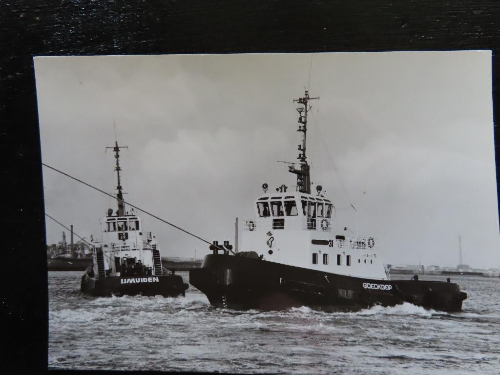 ansichtkaart sleepboot "Goedkoop 31", Ophalen of Verzenden, Motorboot, Kaart, Foto of Prent