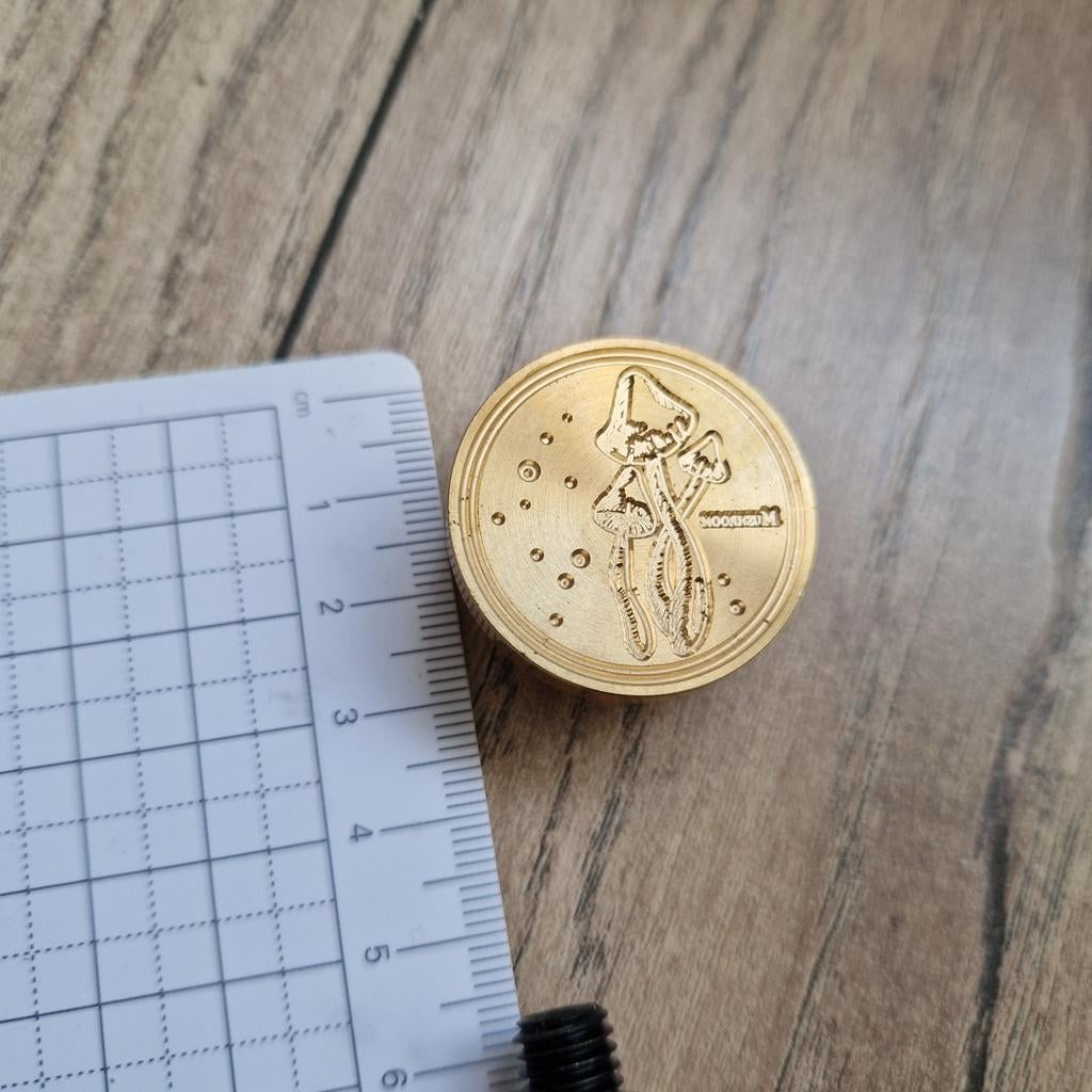 Wax stempel hoofdje,  mushrooms, Verzenden, Zo goed als nieuw