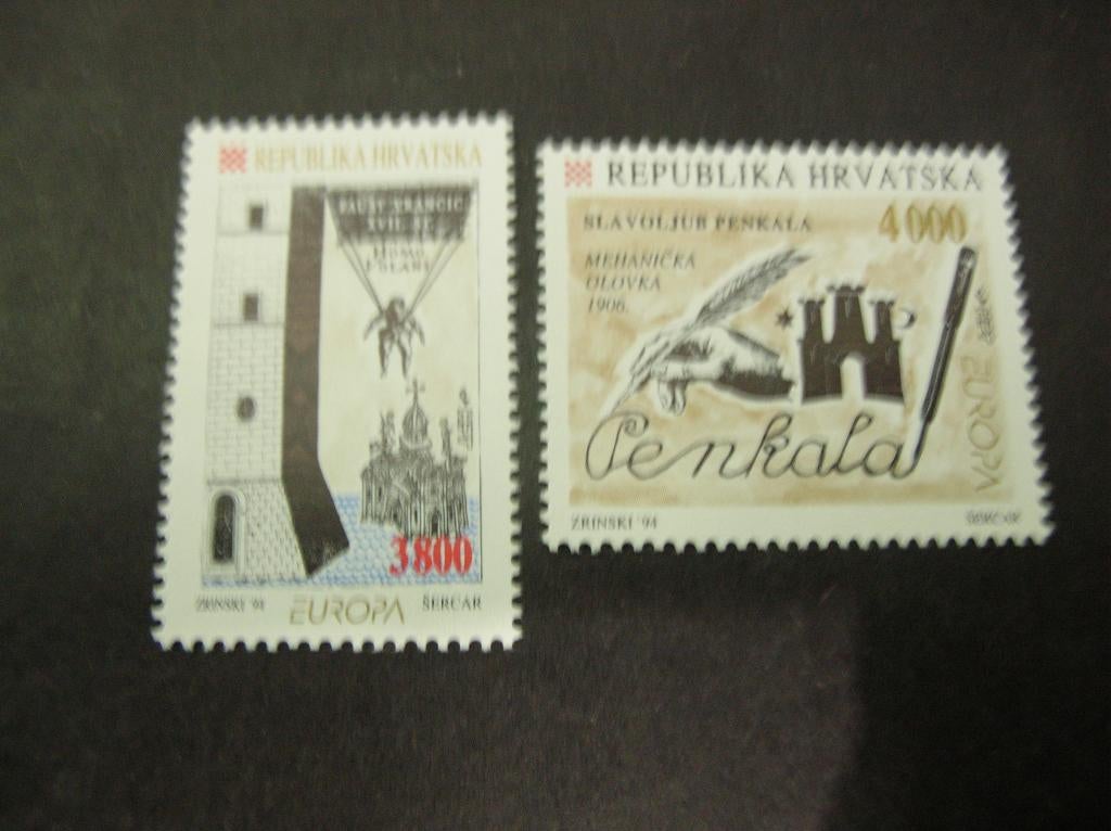 Cept/Verenigd Europa Kroatië 1994, Ophalen of Verzenden, Overige landen, Postfris