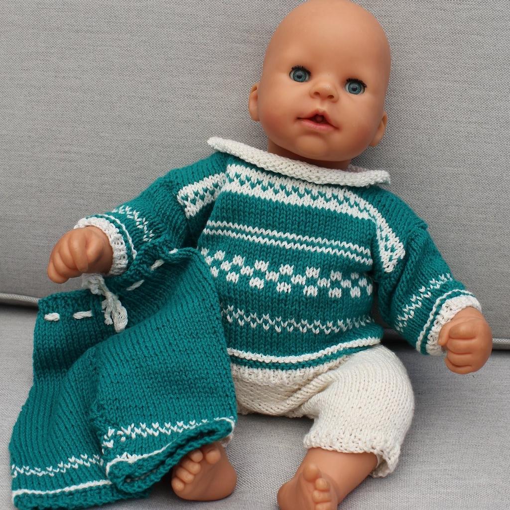 Poppenkleertjes gebreid, Ophalen of Verzenden, Nieuw, Babypop