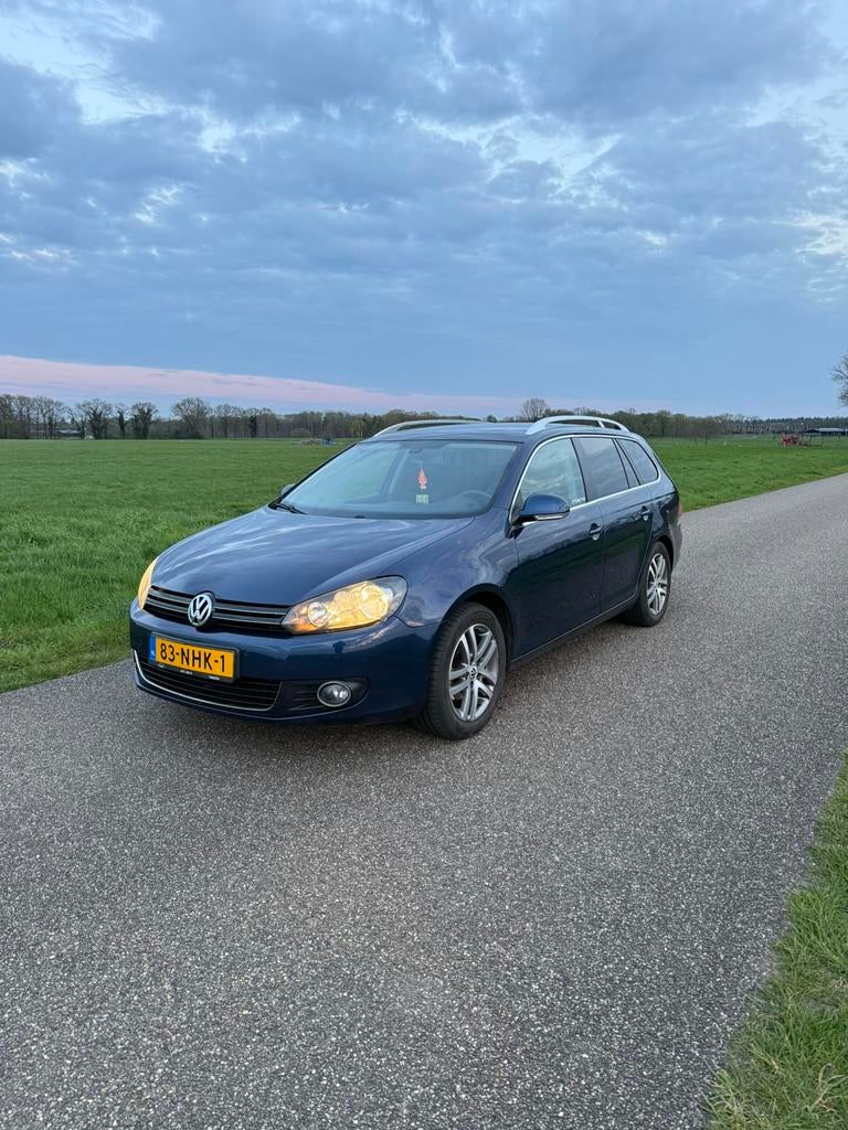 Volkswagen Golf 1.2 TSI 77KW Variant 2010 Blauw, Auto's, Volkswagen, Voorwielaandrijving, 680 kg, 4 cilinders, Blauw