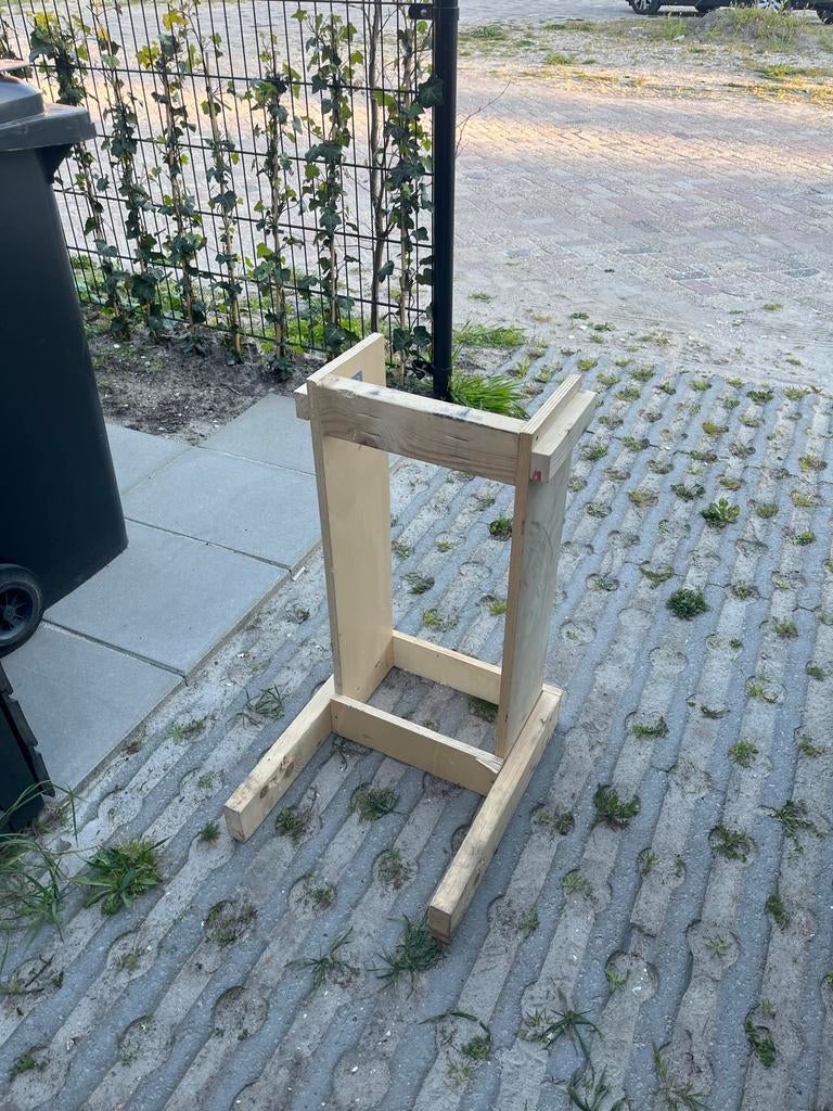 Buitenboordmotor standaard van hout, Ophalen of Verzenden, Gebruikt