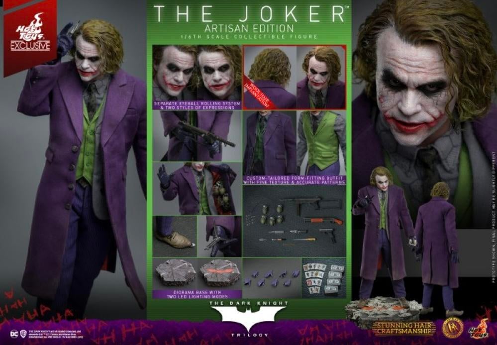 Hot Toys 1/6 DX33AE Joker The Dark Knight, Verzamelen, Ophalen of Verzenden, Nieuw, Film, Actiefiguur of Pop