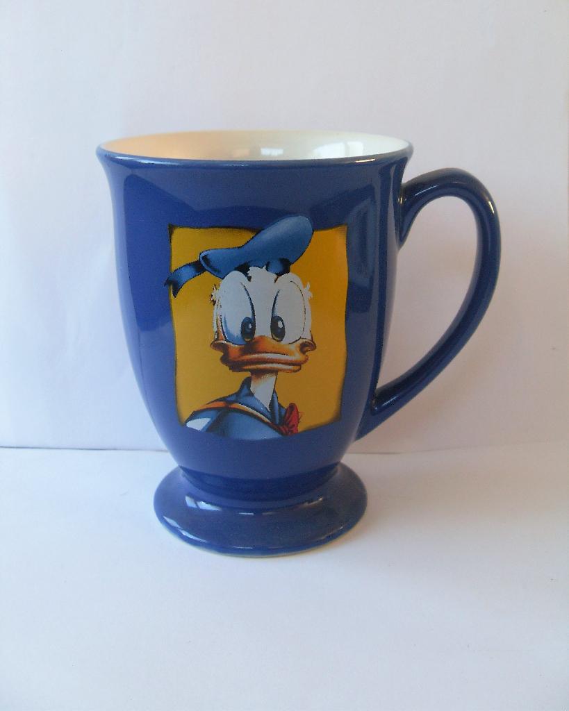 Donald Duck Beker Blue Mok Walt Disney, Verzamelen, Disney, Ophalen of Verzenden, Donald Duck, Zo goed als nieuw, Servies