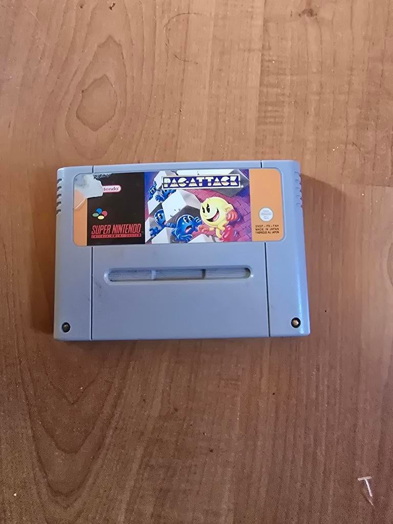 Pac-Attack Super Nintendo SNES Game Cartridge, Spelcomputers en Games, Games | Nintendo Super NES, Puzzel en Educatief, Gebruikt