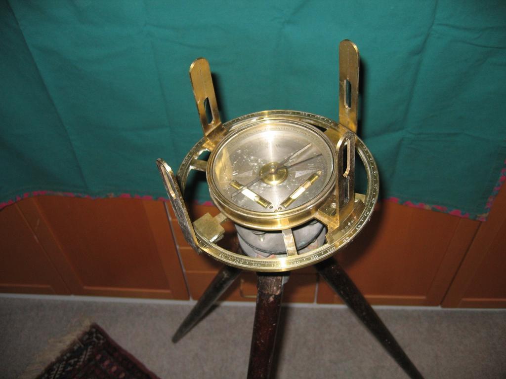 Antiek Peiltoestel / Kompas, Ophalen