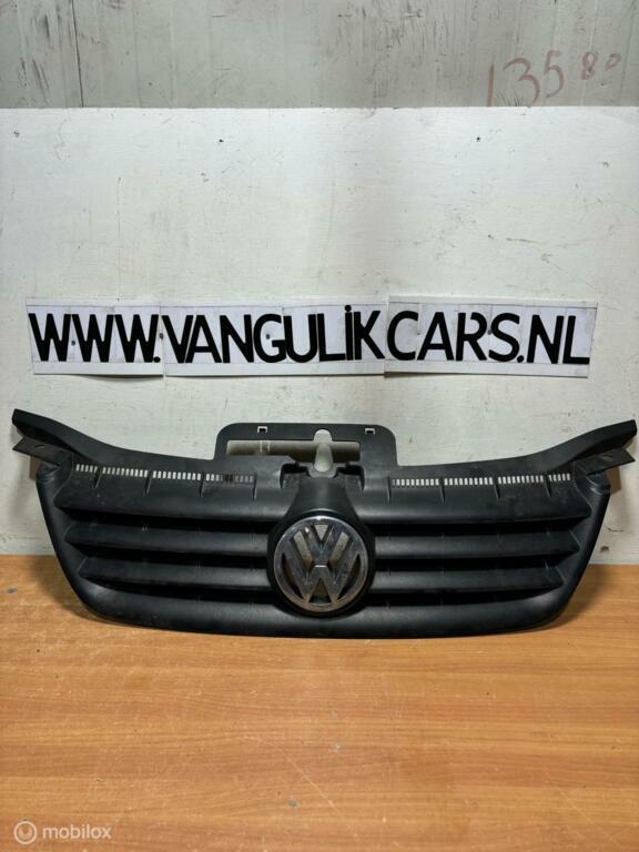 Grill origineel Volkswagen Caddy Bestel III ('03-'10, Gebruikt, Volkswagen, Ophalen of Verzenden, Volkswagen