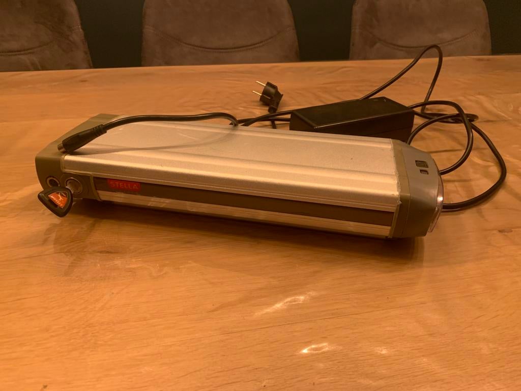 Stella grote accu, Ophalen, Gebruikt