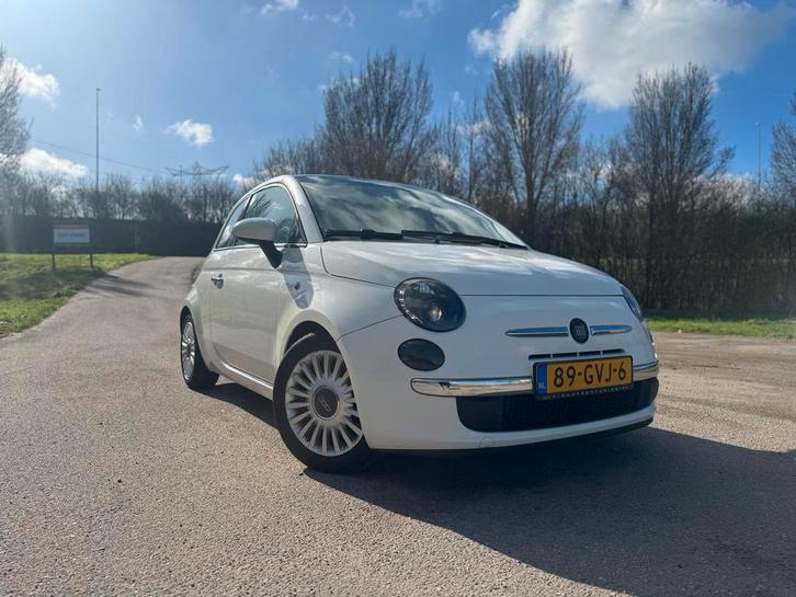 Fiat 500 1.2 C 2008 Wit, Auto's, Fiat, Particulier, Achteruitrijcamera, Airbags, Airconditioning, Android Auto, Apple Carplay