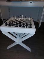 schaak / backgammon tafeltje, Een of twee spelers, Ophalen of Verzenden, Zo goed als nieuw, Onbekend