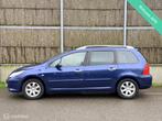 Peugeot 307 SW 1.6-16V Pack 7zitter/NAP/APK/LAGEKM, Gebruikt, 4 cilinders, 715 kg, Blauw