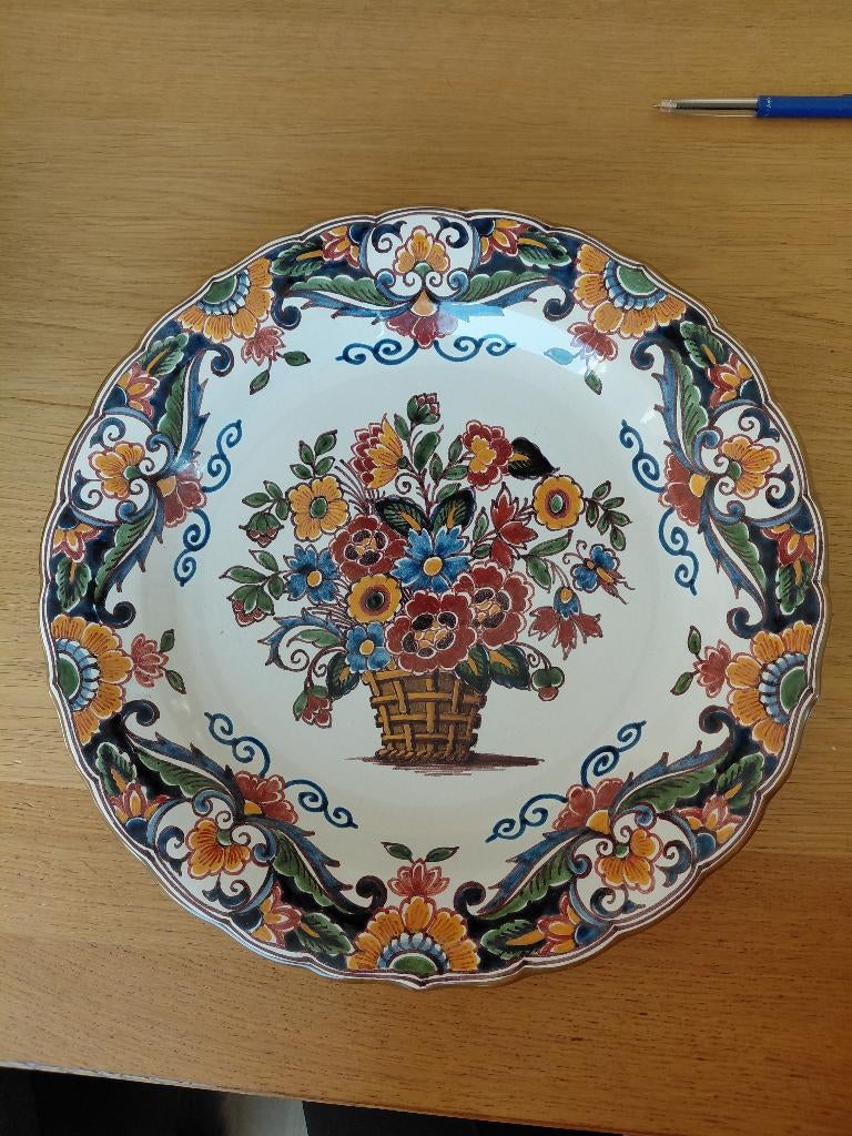 Makkumer aardewerk wandbord, Antiek en Kunst, Antiek | Wandborden en Tegels, Ophalen