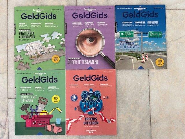 5 nummers Geldgids 2021 Uitgegeven door de Consumentenbond, Ophalen of Verzenden, Gelezen, Overige typen