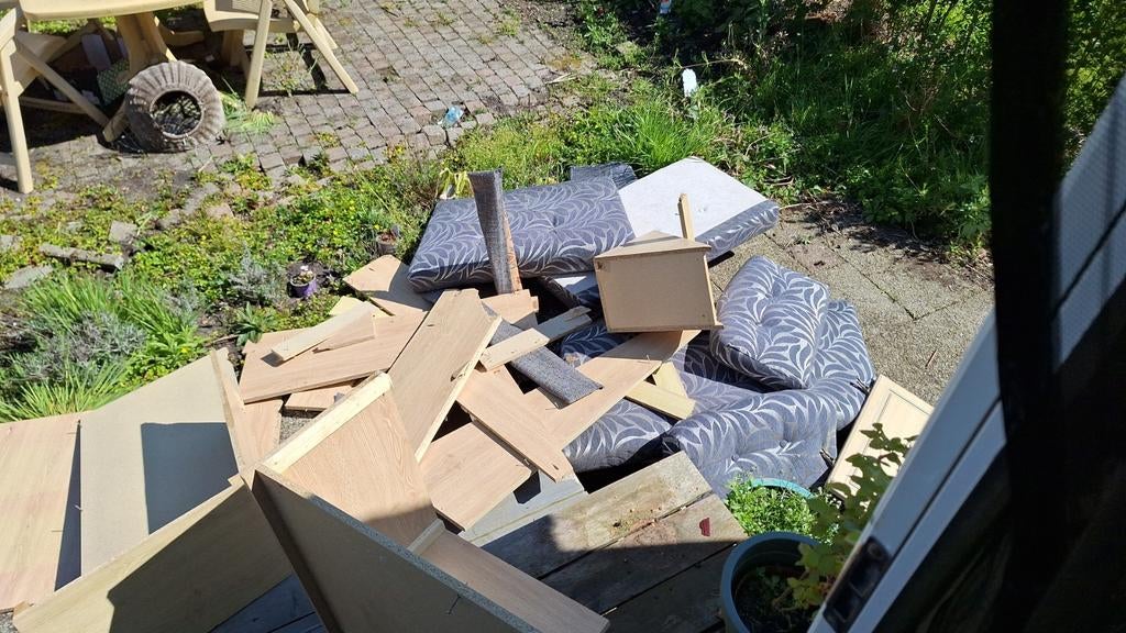 Gezocht kleine hoekkeuken, Huis en Inrichting, Keuken | Complete keukens, Ophalen of Verzenden, Hoekkeuken