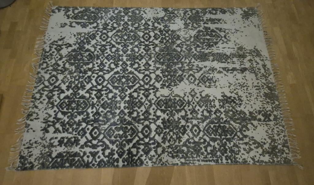 Vloerkleed Volero 208x148, Huis en Inrichting, Stoffering | Tapijten en Kleden, Ophalen, 100 tot 150 cm, Grijs, Zo goed als nieuw