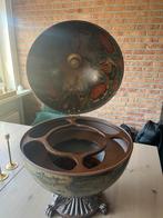 Vintage wereldbol bar - flessenhouder, Huis en Inrichting, Ophalen, Gebruikt