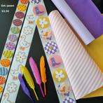 Inpakset pasen papier paaseieren stickers bloem gans easter, Verzenden, Nieuw