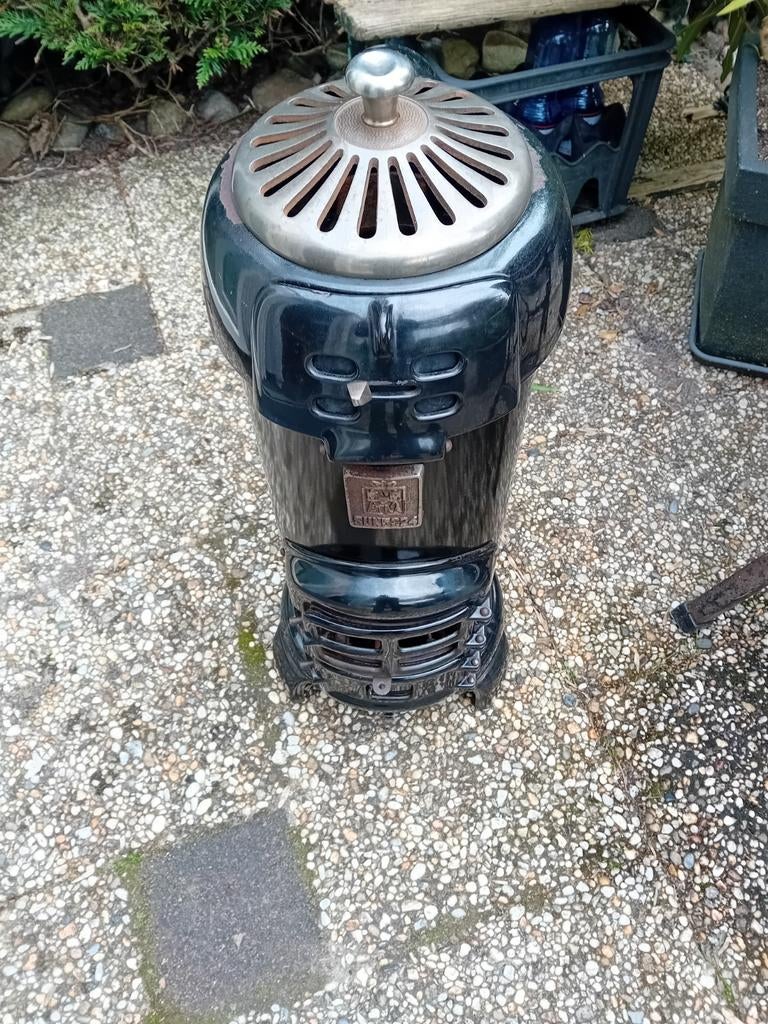 Antieke Etna SUN5324 Kolenkachel & hout- Zwart., Ophalen, Gebruikt, Overige brandstoffen, Vrijstaand