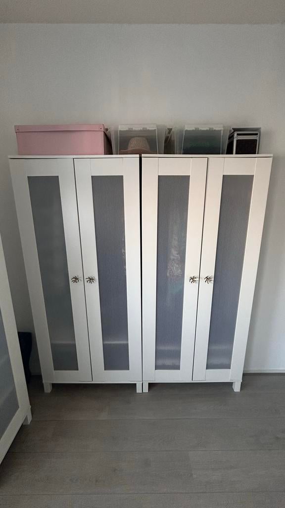Ikea kledingkasten met melkglas, Huis en Inrichting, Ophalen, Kunststof, Gebruikt, 50 tot 100 cm