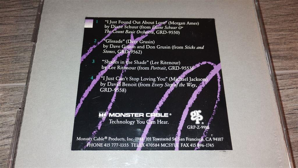 GRP Meets Monster [Monster Cable Sampler], Ophalen of Verzenden, Zo goed als nieuw