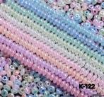 200x gekleurde pastel glas kralen, ufo kralen 5mm,  K-122, Ophalen of Verzenden, Nieuw, Kraal