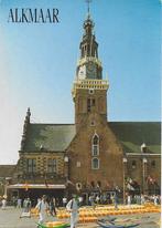 Alkmaar waagplein gelopen ansichtkaart ( 767 ), Ophalen of Verzenden, 1980 tot heden, Gelopen, Noord-Holland