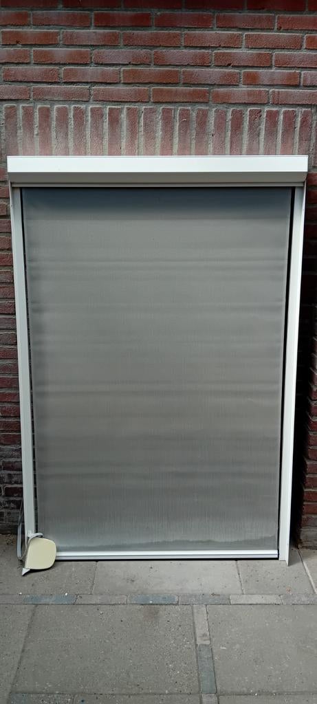 Screen 2 st v.o.a zonwering huis.serre en overkapping, Ophalen, Gebruikt, 100 tot 150 cm, Grijs