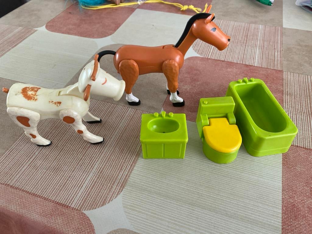 Fisher-Price Little People Dieren en Badkamer Set, Ophalen of Verzenden, Gebruikt, Jongen of Meisje