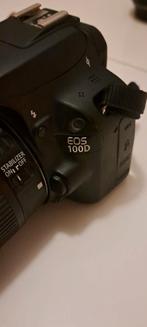 Canon EOS 100D met EF-S 18-55 IS STM lens en oplader, 18 Megapixel, Gebruikt, Spiegelreflex, Canon