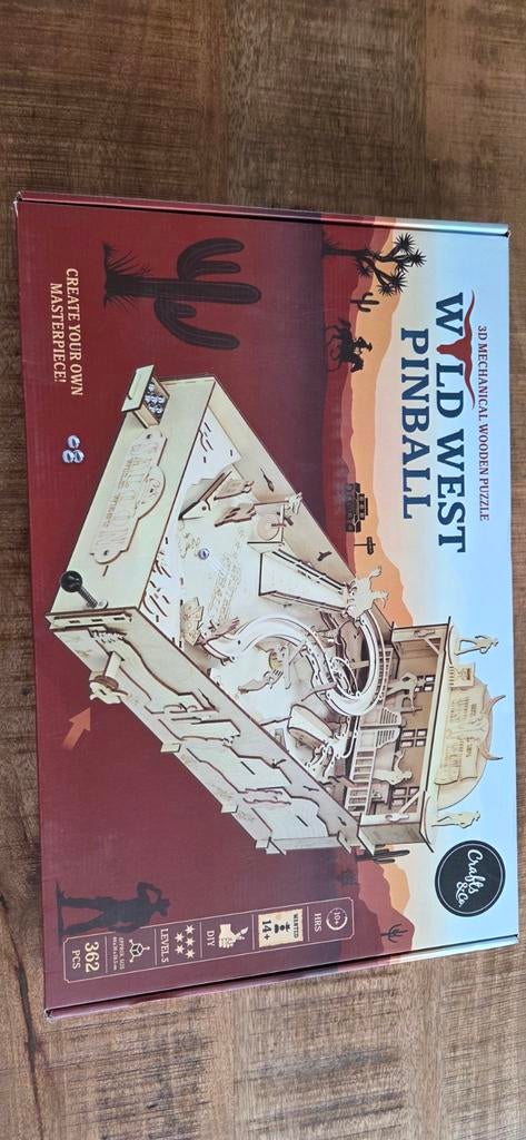 Bouwpakket wild west pinball, Ophalen of Verzenden, Nieuw