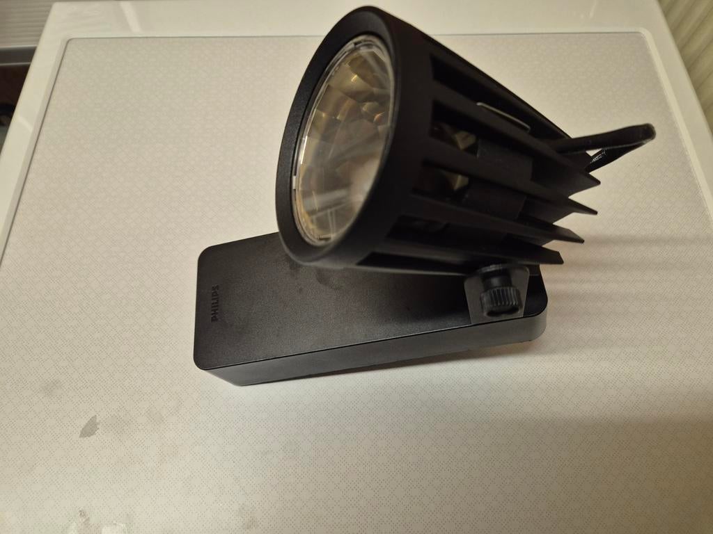 15 Philips zwarte spot voor railsysteem+2 rails van 2,5 mete, Huis en Inrichting, Lampen | Spots, Ophalen of Verzenden