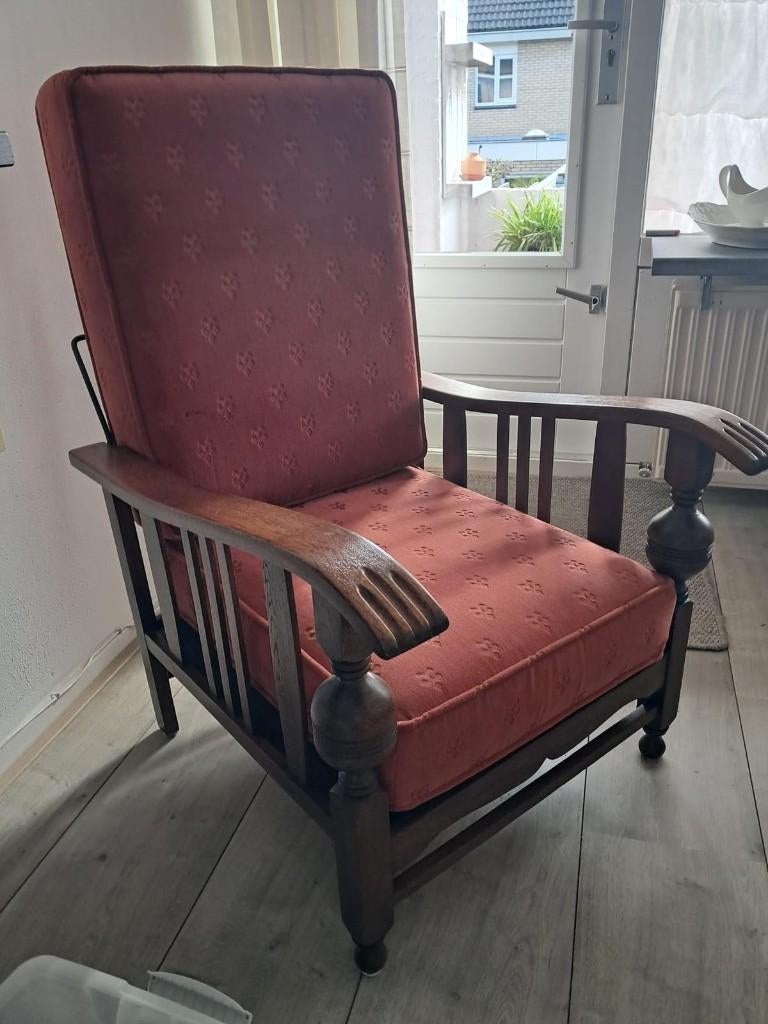 Vintage Rookstoel, Antiek en Kunst, Antiek | Meubels | Stoelen en Banken, Ophalen