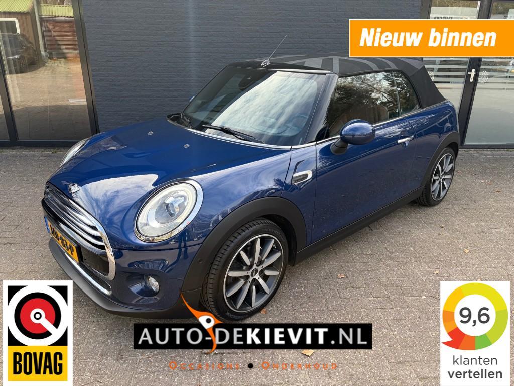 Mini CABRIO 1.5 Cooper Chili Business union jack, Auto's, Mini, Bedrijf, Cabrio, ABS, Airbags, Bluetooth, Boordcomputer, Centrale vergrendeling