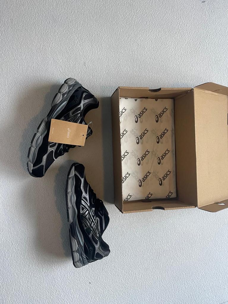 ASICS Gel-Kayano 14 Sneakers Zwart/Zilver, Ophalen of Verzenden, Nieuw, Zwart, Sneakers of Gympen