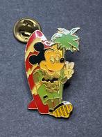 Disney Mickey Mouse Pin - Surfer met Palmboom, Gebruikt, Ophalen of Verzenden, Nvt, Nvt