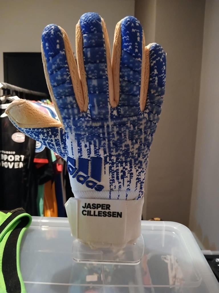 Matchworn Issued Gesigneerde Handschoen Jasper Cillessen, Ophalen of Verzenden, Zo goed als nieuw, Ajax, Overige typen