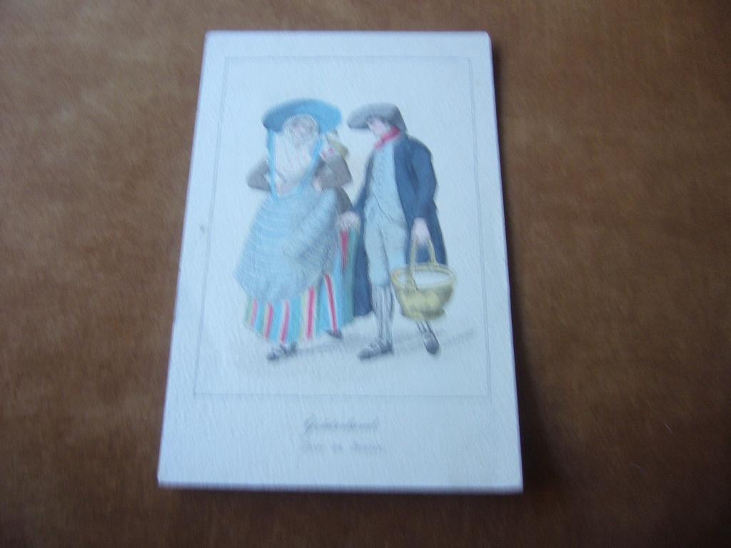GELDERLAND  =  BOER EN BOERIN  BRIEFKAART, Ophalen of Verzenden, 1940 tot 1960, Ongelopen, Gelderland