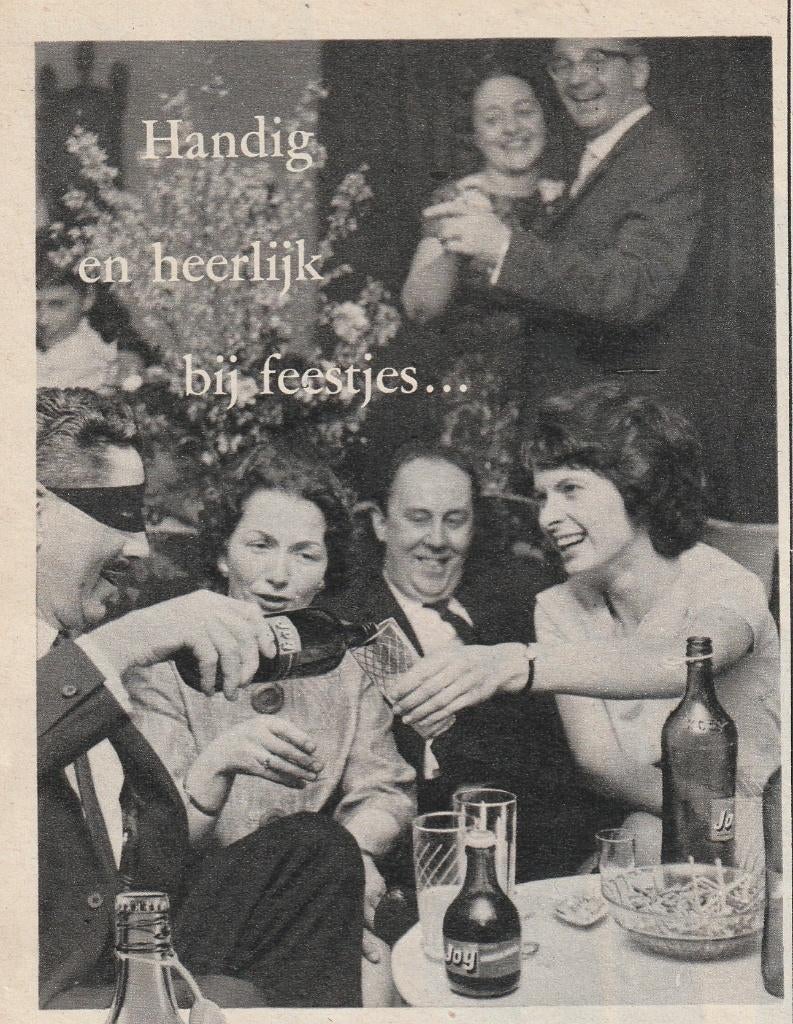 Retro reclame 1961 Joy frisdrank handig en heerlijk, Verzenden, Overige typen