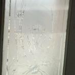 Tussen deur antiek geslepen glas, Ophalen, Minder dan 80 cm, Glasplaat