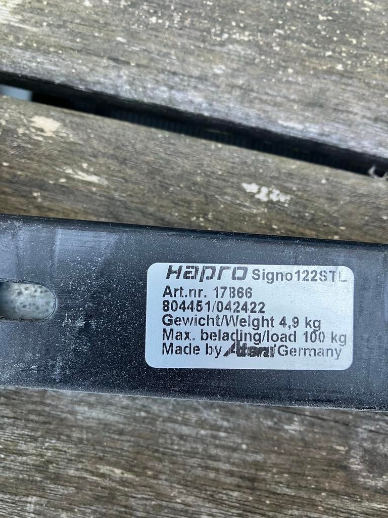 Hapro Signo 122STL Dakdragers - Max. 100 kg, Auto diversen, Ophalen, Gebruikt