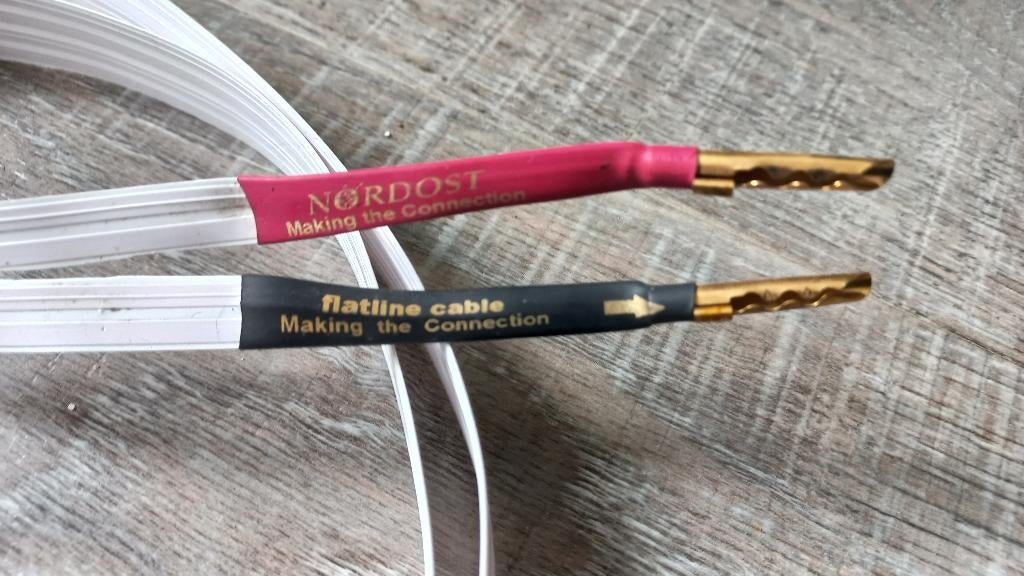 Luidspreker kabel Nordost 1,7 meter 2 stuks, Ophalen, Gebruikt, Minder dan 2 meter, Luidsprekerkabel